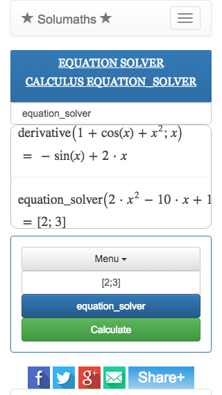 Jogos de matemática quiz - Solumaths