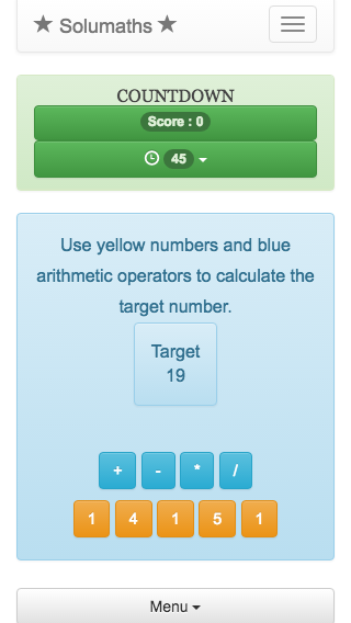 Quizzes e jogos de matemática gratuitos com soluções online - Solumaths