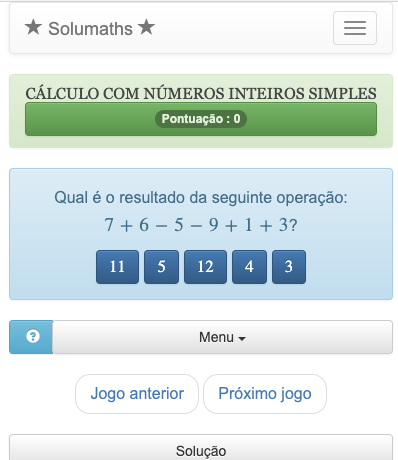 Jogos de matemática 8 ano - Solumaths