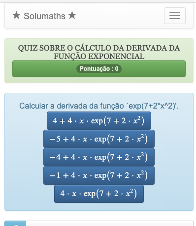 ➥ Quiz de Matemática Básica Ensino Fundamental e Médio